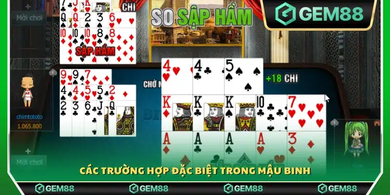 Các trường hợp bài đặc biệt theo luật 